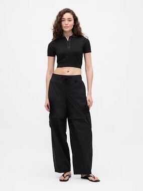 NWT! Gap × BÉIS Convertible Cargo Barrel Pants - Size 14 🩷